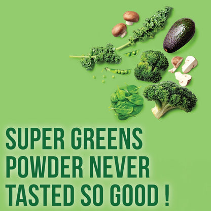 Country Farms Organic Super Greens Natural Flavor, 50 Organic Super Foods, Packed with Fiber, USDA Organic Drink Mix, Fruits, Vegetables, Mushrooms & Probiotics - Maple Wellness Supplements