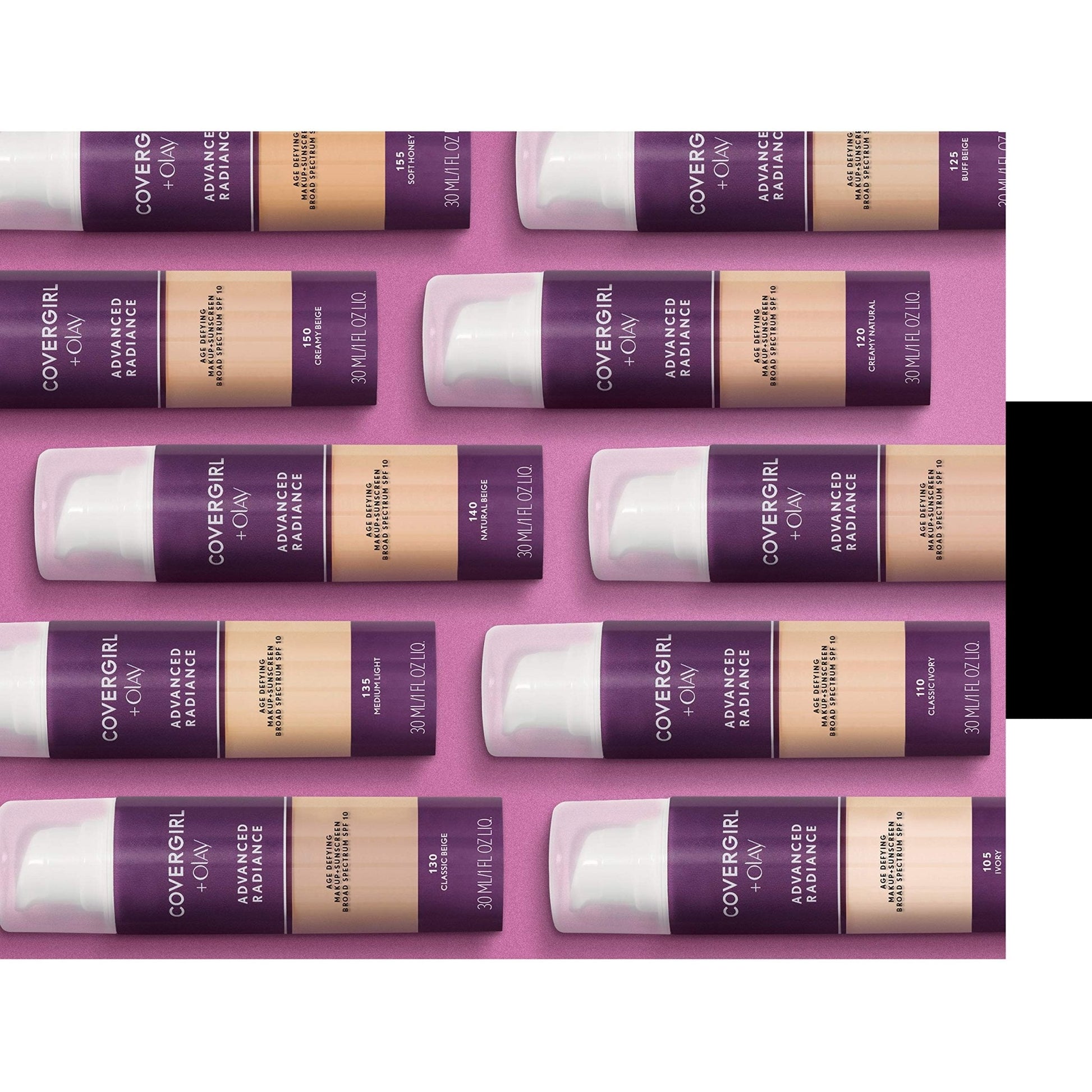 COVERGIRL Advanced Radiance Age-Defying Foundation Makeup, Classic Beige, 1 oz (Packaging May Vary) - Maple Wellness Supplements