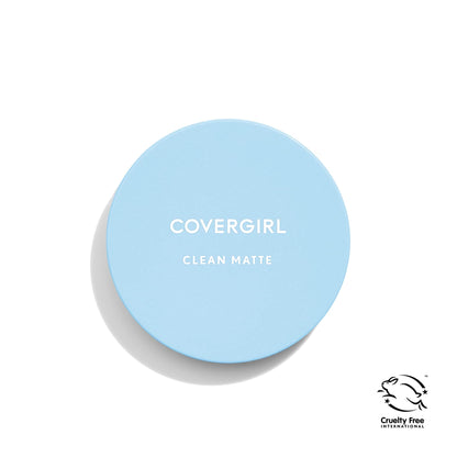 COVERGIRL Clean Matte Pressed Powder, Medium Light 535, 0.35 Oz, Pack of 1 (Packaging May Vary) - Maple Wellness Supplements