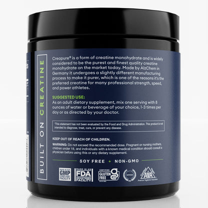 CREA SUPPS Premium Creapure Creatine Monohydrate Powder | Pure, Vegan, Keto - Maple Wellness Supplements