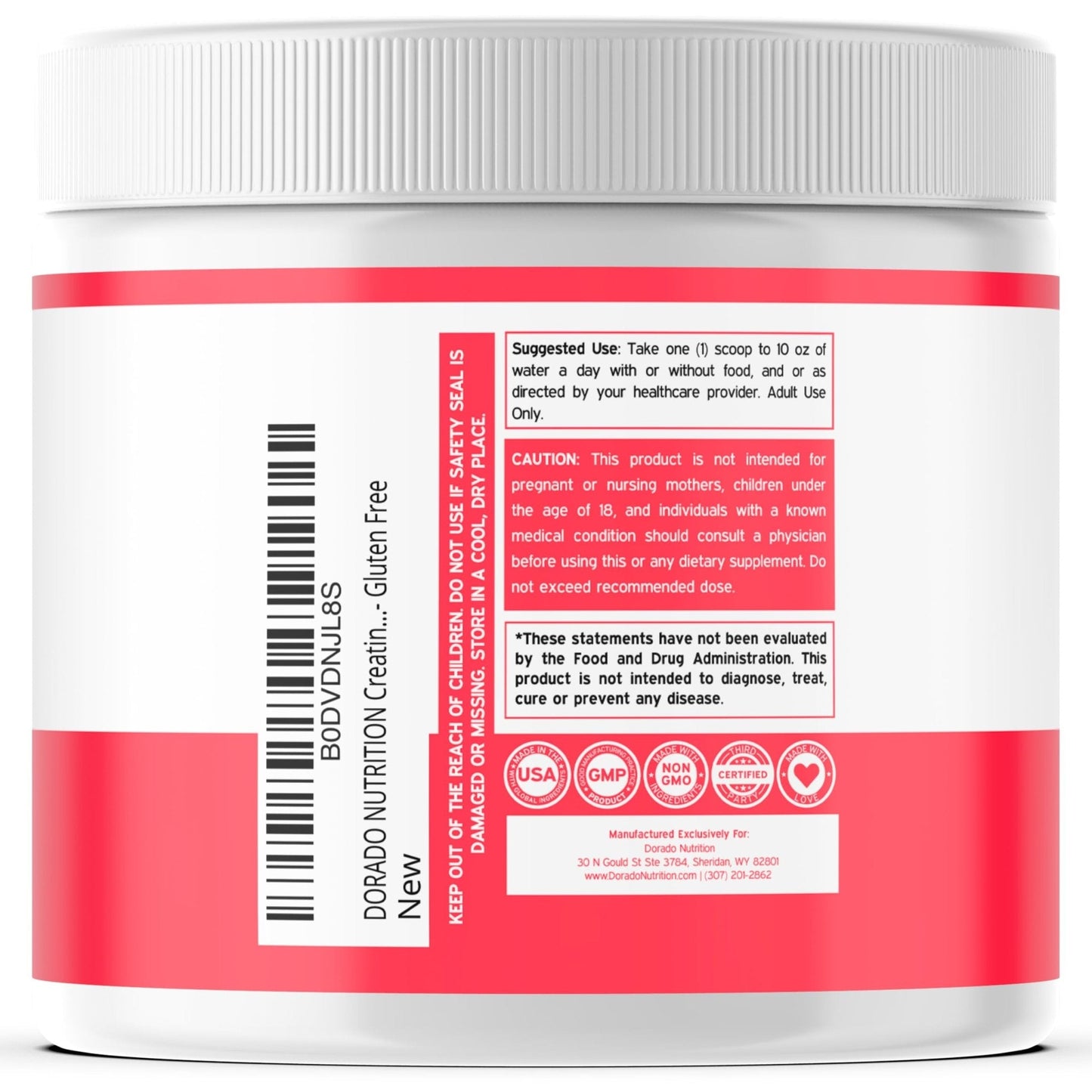 Creatine for Women | Creatine Monohydrate Powder 5G + 5000mg Collagen + 1000mg BCAA 2:1:1 Powder (30 Serving) Support Glutes, Lean Muscles, Recovery, Energy & Stamina Non-GMO, Gluten Free - USA Made - Maple Wellness Supplements