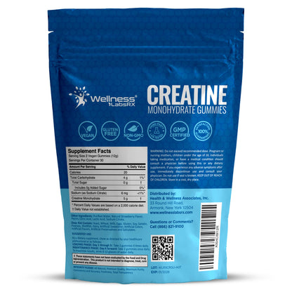 Creatine Gummies 5000mg, 30 Servings Creatine Monohydrate Gummies - Third-Party Tested Creatine for Women, Strawberry Flavor Creatine for Men, Muscle Growth, - Maple Wellness Supplements