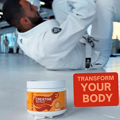 Creatine HCL Pills - Muscle Growth, Endurance, No Bloat, No Load, Not Flavored - Maple Wellness Supplements