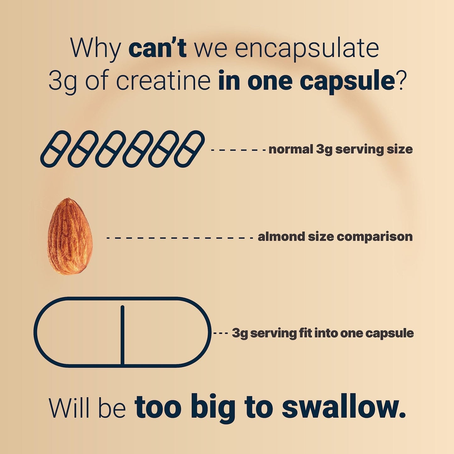 Creatine Monohydrate Capsules 3,000mg Per Serving, 300 Count | Micronized, Unflavored Creatine Pills | Pre-Workout & Muscle Strength Support | Easy to Swallow, Filler-Free | 50 Servings - Maple Wellness Supplements