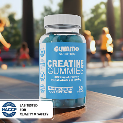 Creatine Monohydrate Gummies 4000mg for Men & Women - 60 Chewable Creatine - Maple Wellness Supplements