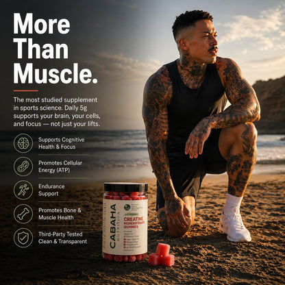 Creatine Monohydrate Gummies 5g - Only 2g Sugar, Made in USA - Sour Watermelon Flavor - Vegan & 3rd Party Tested - Pre & Post Workout Supplement for Women and Men (120 Count, 40 Servings) - Maple Wellness Supplements