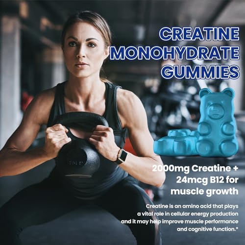 Creatine Monohydrate Gummies for Men & Women, Chewables Creatine Monohydrate - Maple Wellness Supplements