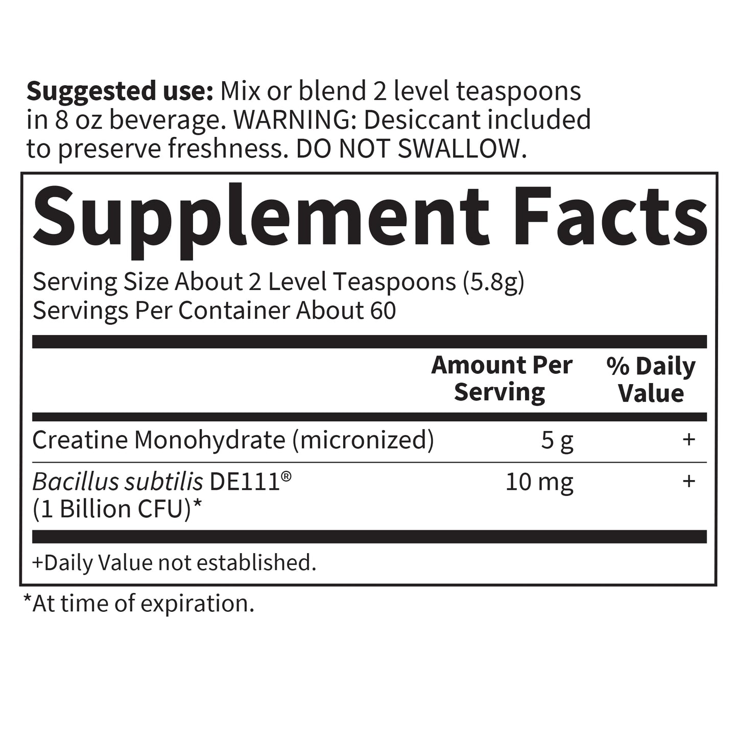 Creatine Monohydrate Powder for Women and Men by Garden of Life, Micronized Pre Workout with Probiotics for Muscle, Strength, Performance, Sport Amino Energy, - Maple Wellness Supplements