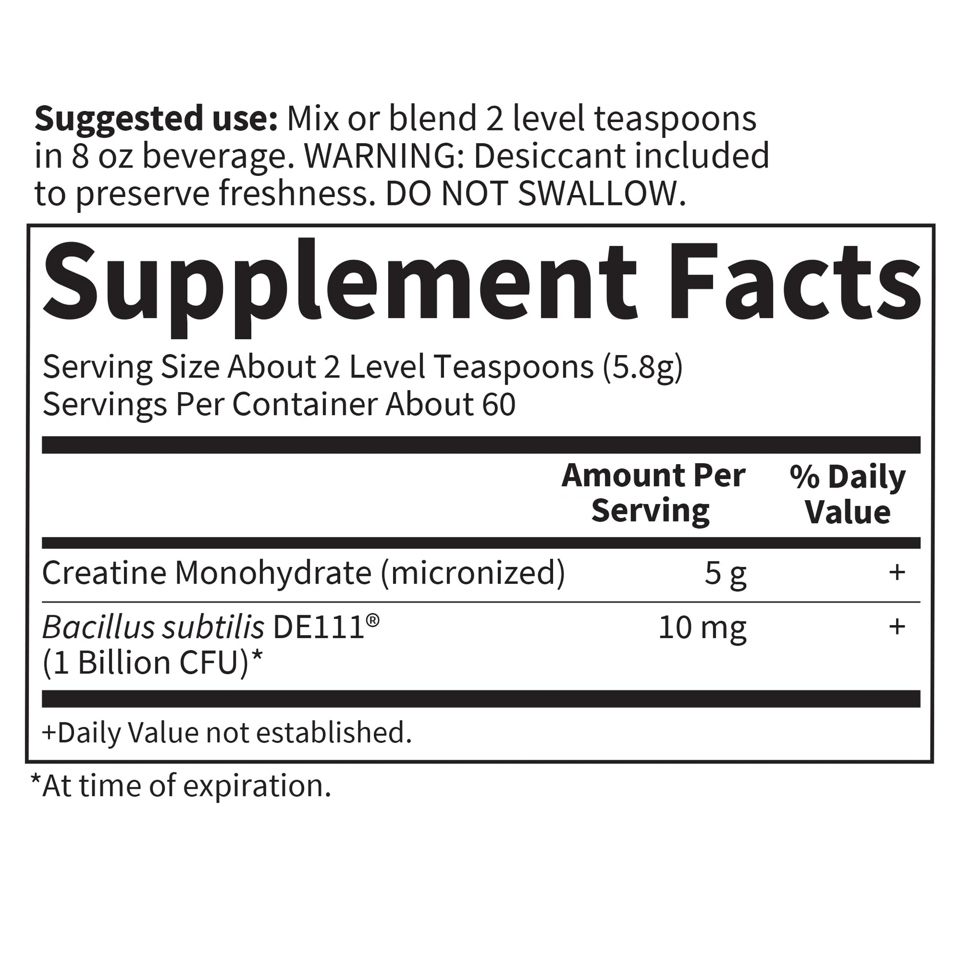 Creatine Monohydrate Powder for Women and Men by Garden of Life, Micronized Pre Workout with Probiotics for Muscle, Strength, Performance, Sport Amino Energy, - Maple Wellness Supplements