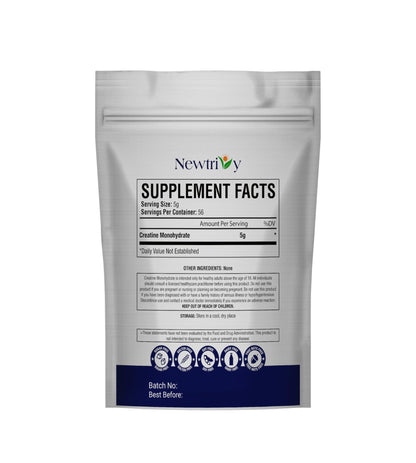 Creatine Monohydrate,Micronized, Pure,Unflavored,280g (9.8oz) - Maple Wellness Supplements