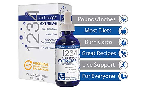 Creative Bioscience 1234 Diet Drops Extreme for Women & Men, Diet Drops for Weight - Maple Wellness Supplements