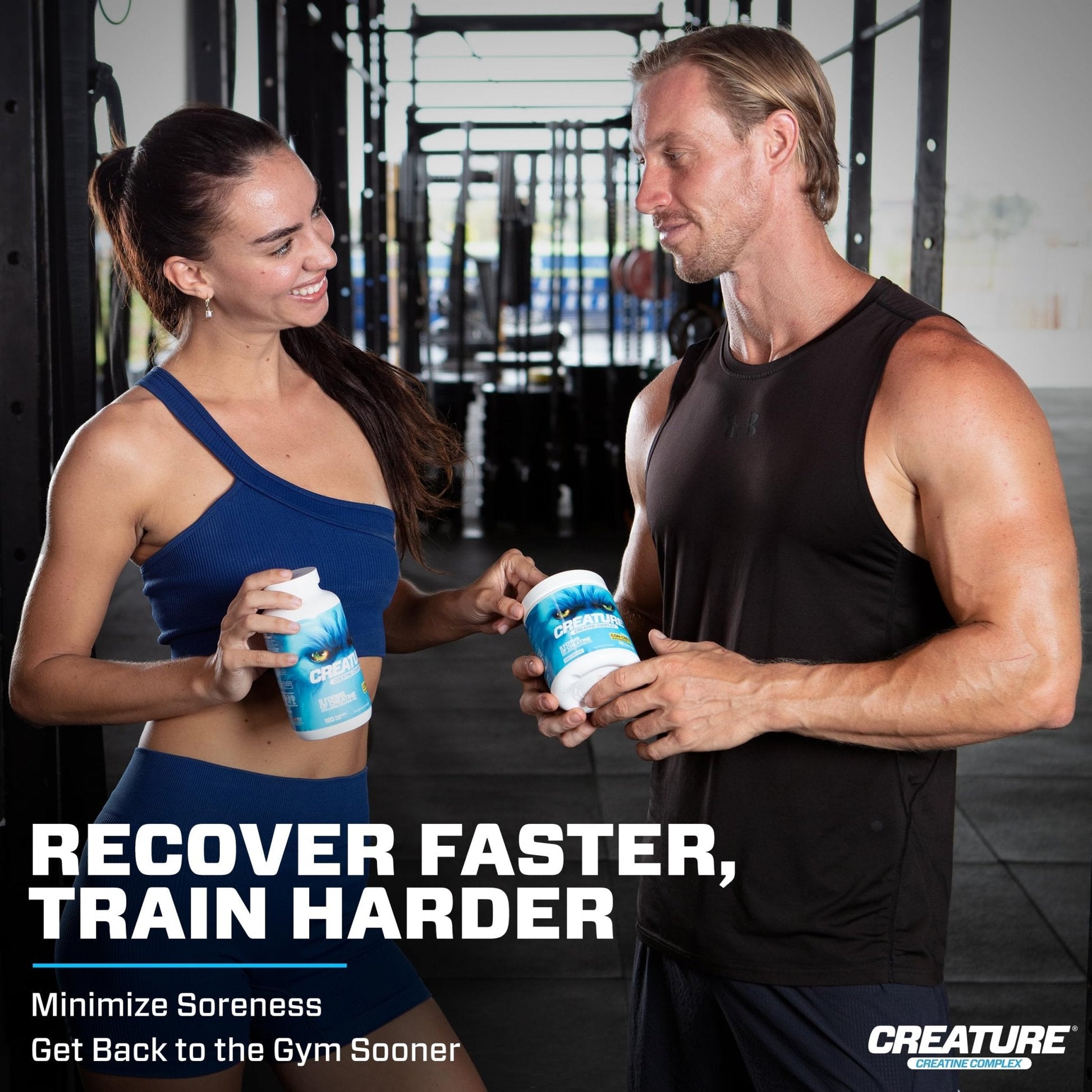 CREATURE® Creatine Complex - Creatine Monohydrate Capsules with 5 Types of Creatine Including Con-Crēt® Creatine HCL, Promotes Muscle, Strength, Endurance, Brain Health, 180 Veggie Caps, 60 Servings - Maple Wellness Supplements