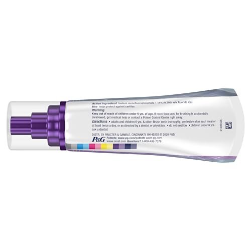 Crest 3DWhite Brilliance Deep Stain Remover Brilliant White Toothpaste - 3.1oz/2pk - Maple Wellness Supplements