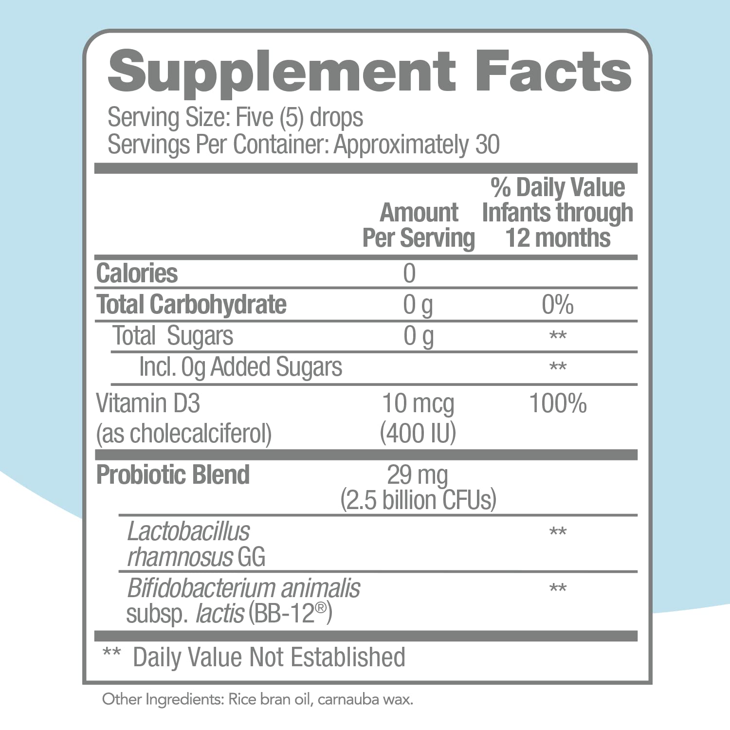 Culturelle Baby Probiotic Drops + Vitamin D, Immune & Digestive Health Support for Babies, Infants & Newborns 0-12 Months - Maple Wellness Supplements