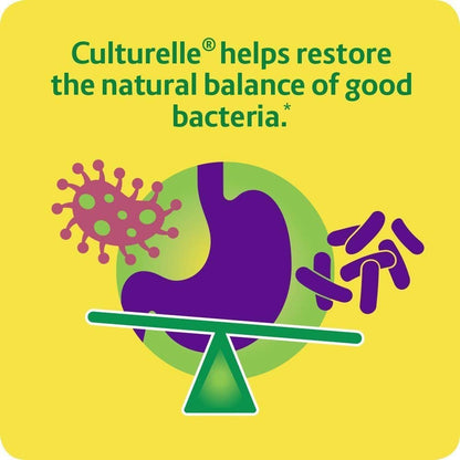 Culturelle Digestive Health Daily Probiotic Chewables, Probiotic For Men and Women, Most Clinically Studied Probiotic Strain, 10 Billion CFUs - Maple Wellness Supplements