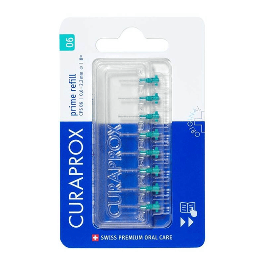 Curaprox Cps 06 prime interdental brush refill, 8 pieces - Maple Wellness Supplements