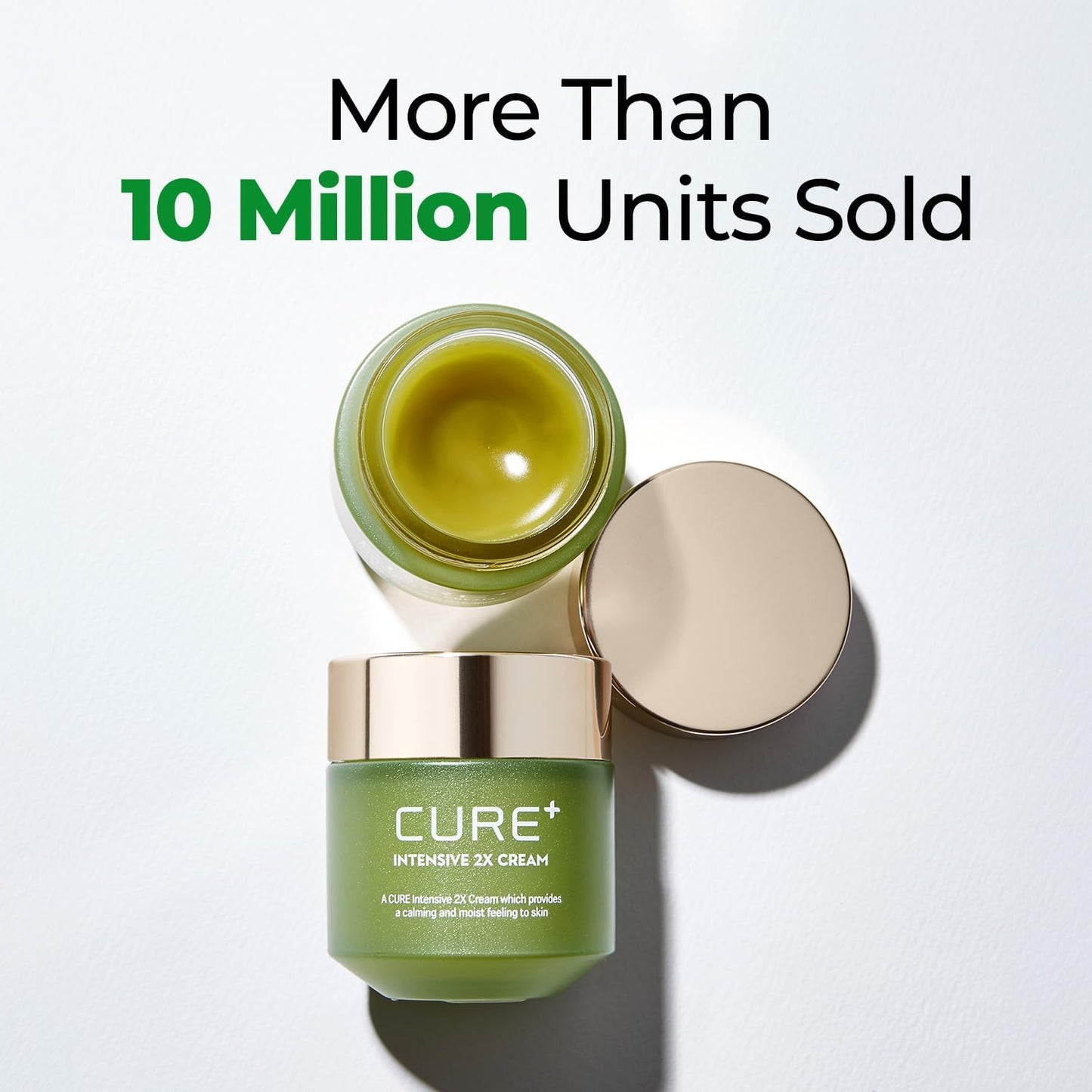 Cure Intensive 2X Cream, Premium Aloe Deep Moisturizing Multi Balm, Korean Skincare, Face Moisturizer for Dry Skin (Pack of 1) - Maple Wellness Supplements