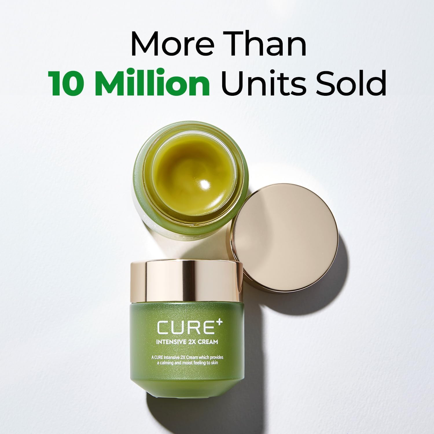 Cure Intensive 2X Cream, Premium Aloe Deep Moisturizing Multi Balm, Korean Skincare, Face Moisturizer for Dry Skin (Pack of 1) - Maple Wellness Supplements