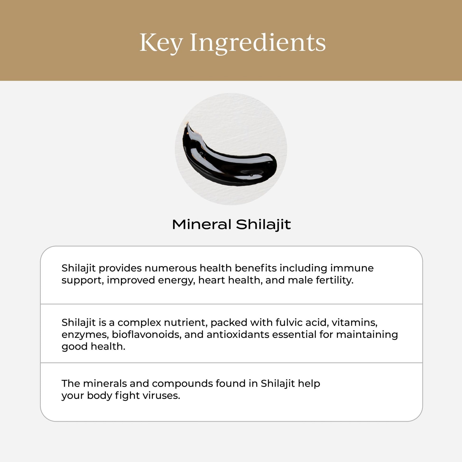 CYMBIOTIKA Pure Himalayan Shilajit Resin 500mg - 84+ Trace Minerals, High Potency with Elemental Gold & Fulvic Acid - for Energy, Focus, Immune & Digestive Support - Authentic Shilajit Resin - Maple Wellness Supplements