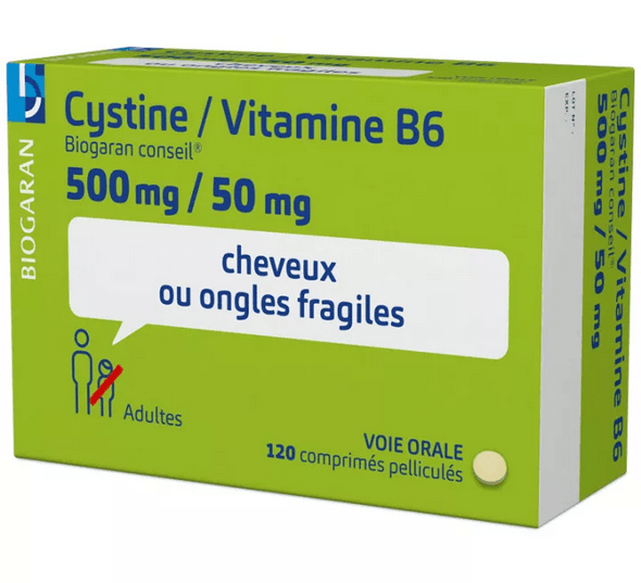 Cystine Vitamin B6 120 cps Biogaran Conseil - Maple Wellness Supplements
