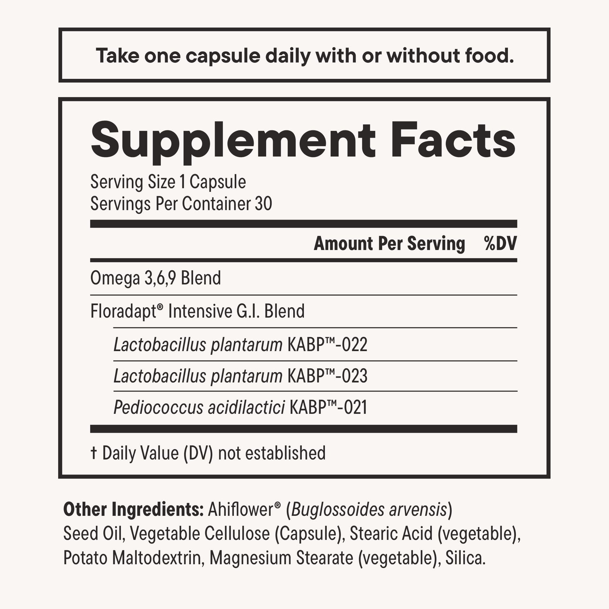 Daily Nouri Digestive Support Probiotics for Women & Men | Bloating & Gas Relief | 3 Clinically Studied Strains + Omega | 30-Day Supply - Maple Wellness Supplements