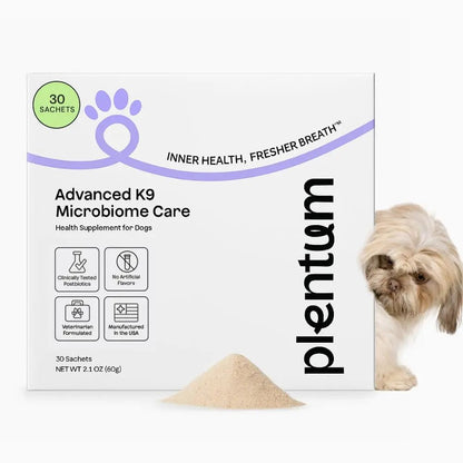 Daily Prebiotic + Postbiotic Dog Supplement Powder | 12-in-1 Support for Gut, Joints, Allergy, Immunity, Calming & Oral Health | Human-Grade Ingredients, No Artificial Flavors-No Fillers - 30 Sachets - Maple Wellness Supplements
