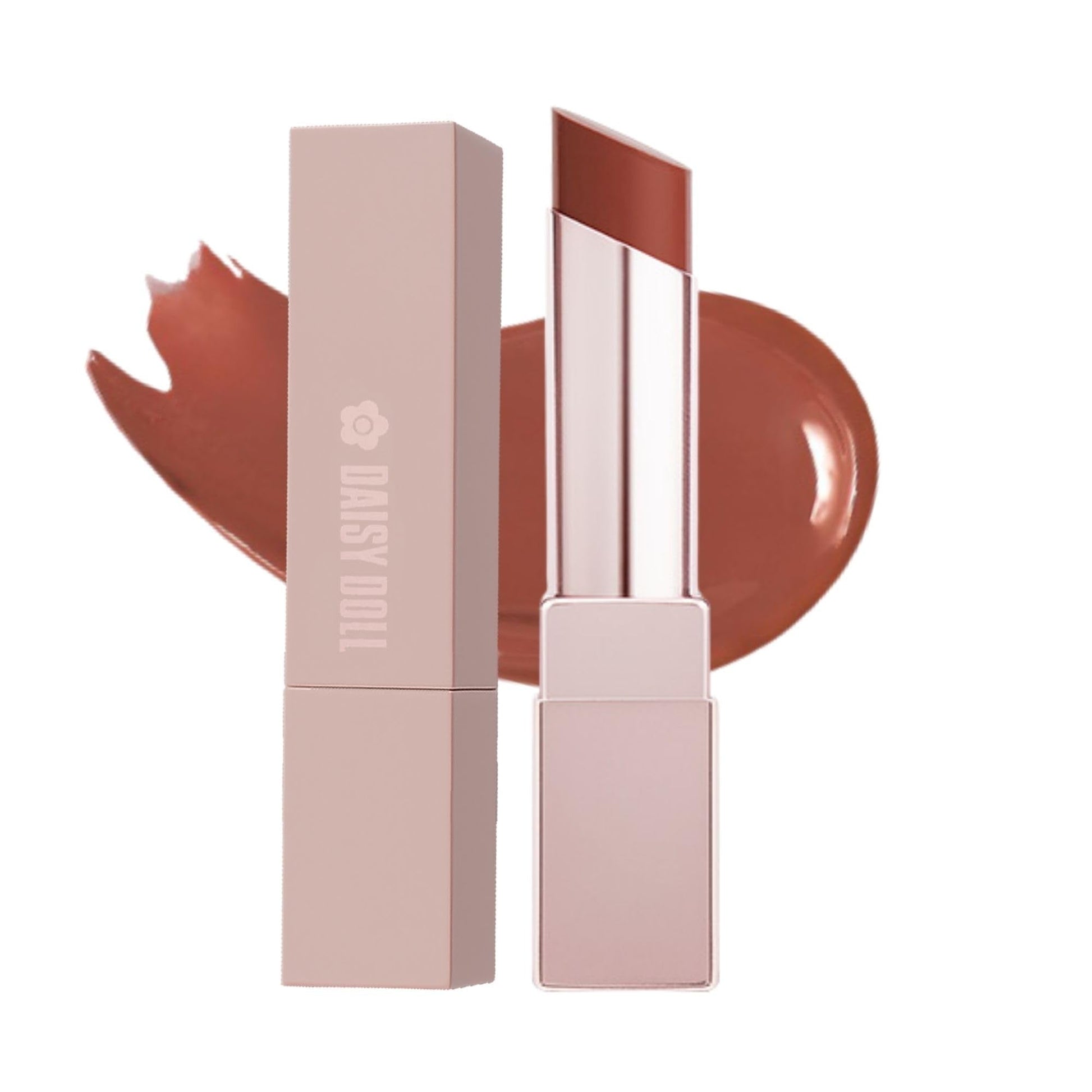 Daisy Doll Lip Stealer 3-in-1 Juicy Lip Stain+ Lip Oil for Women for Hydrating Lip Balm & Tinted Lip Gloss with Vitamin E & Shea Butter, Moisturizing Lip Gloss, Red-Brown Lipstick, Made in Japan - Maple Wellness Supplements