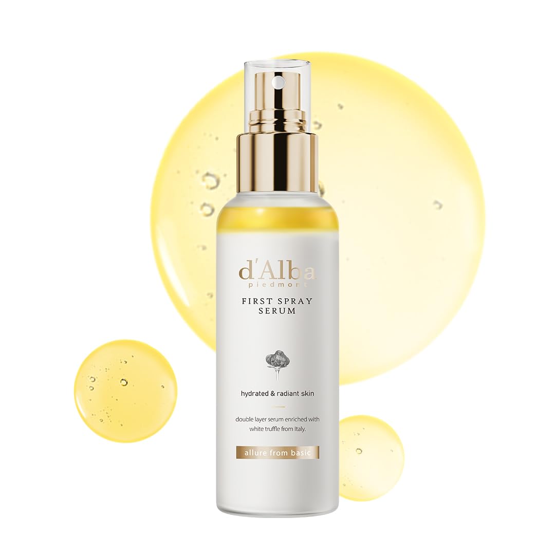 d'alba Piedmont Italian White Truffle First Spray Serum, Vegan Skin Care, Light-weight Face - Maple Wellness Supplements