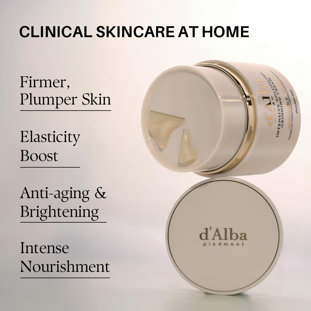 d'alba Piedmont Italian White Truffle Intensive Grinding Cream, Volufiline 50,000ppm, elasticity care and nourishment, Korean Skin Care - Maple Wellness Supplements