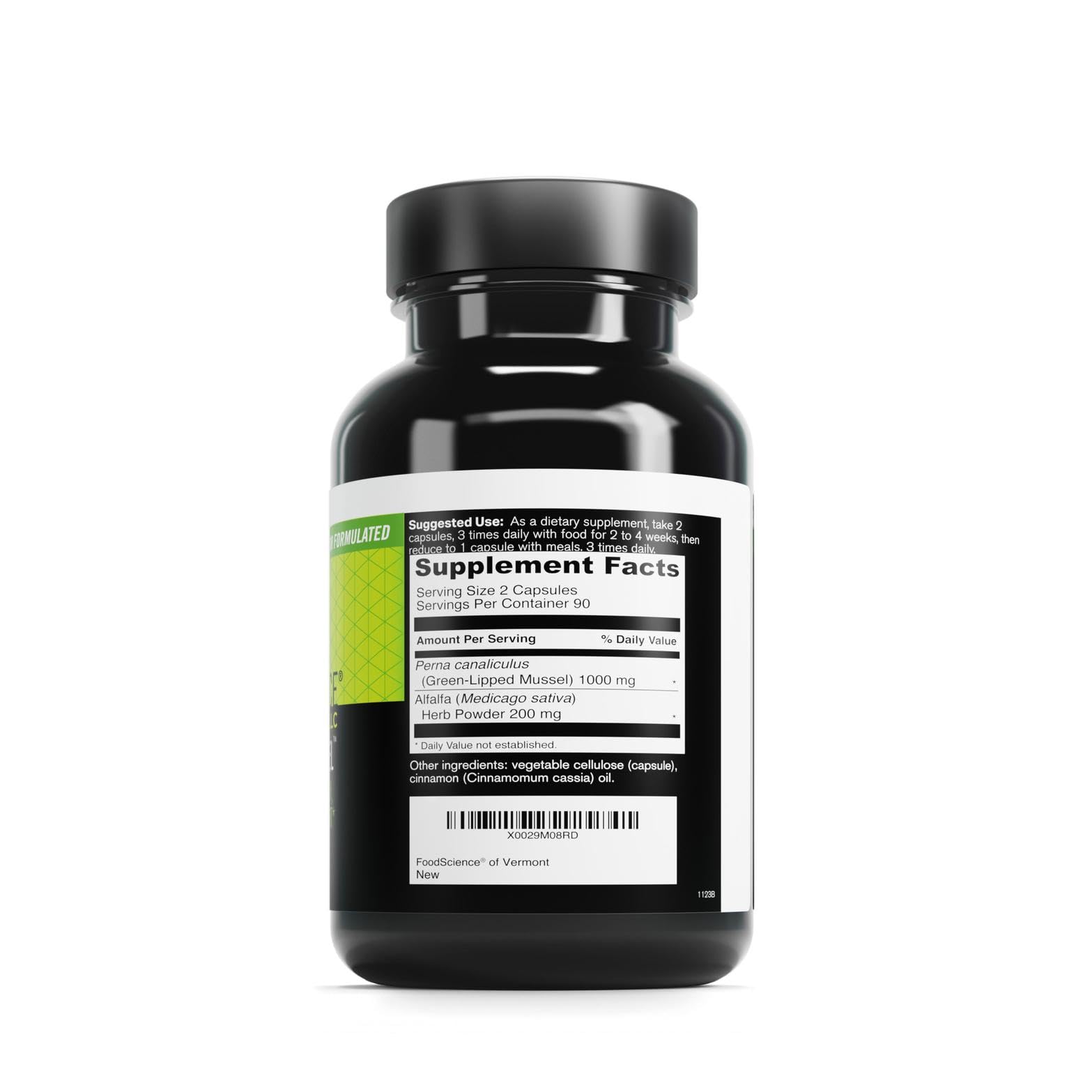 DAVINCI FoodScience of Vermont Sea Mussel, Green-Lipped Mussel Joint Supplement Capsules, 180 Count - Maple Wellness Supplements