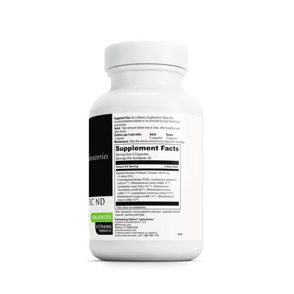 DAVINCI Labs Mega Probiotic ND - Non-Dairy Probiotic Supplement Supports Gut, Digestive & Brain Health* - Gut Health Support Supplement - Maple Wellness Supplements