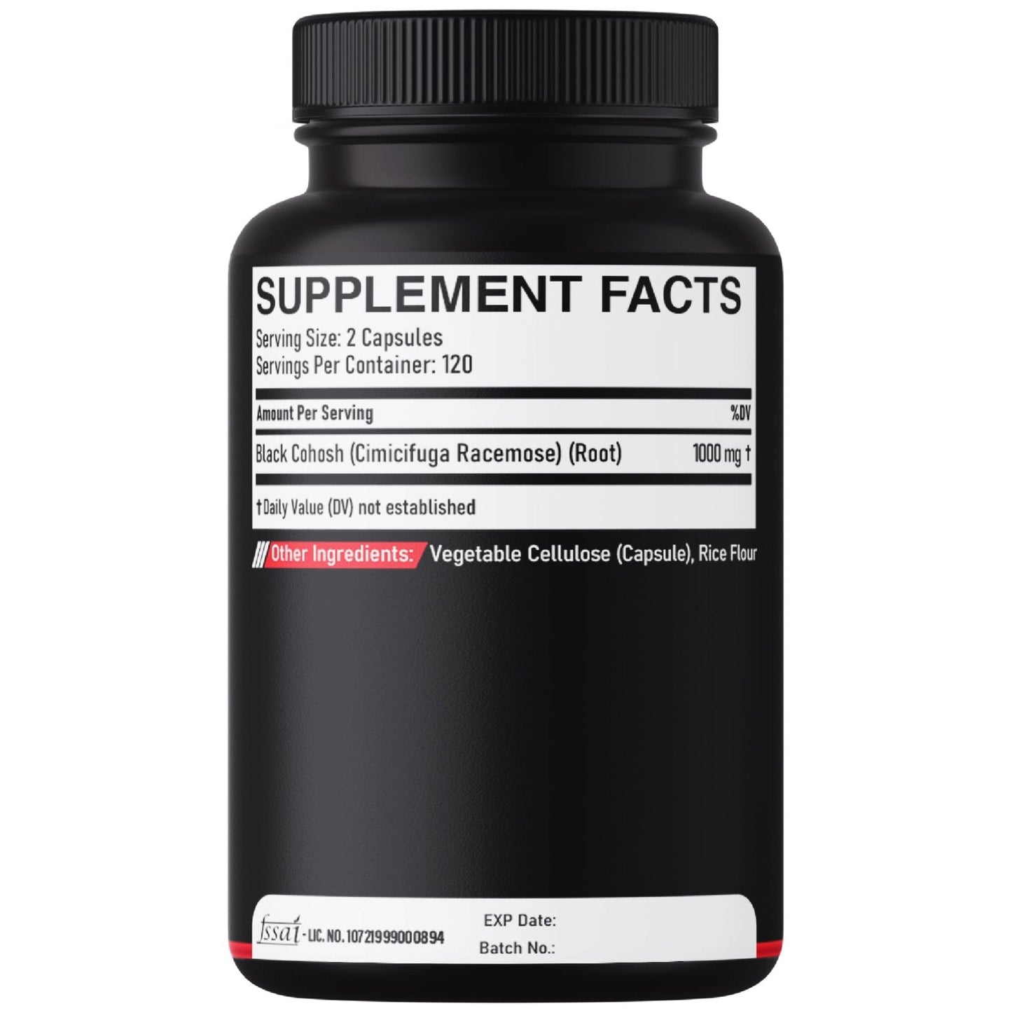 DEDICAD 1000mg Black Cohosh for Menopause Hot Flashes - 240 Capsules for 4-Month Supply - Support for Body Management, Women's Health & Immune System - Maple Wellness Supplements