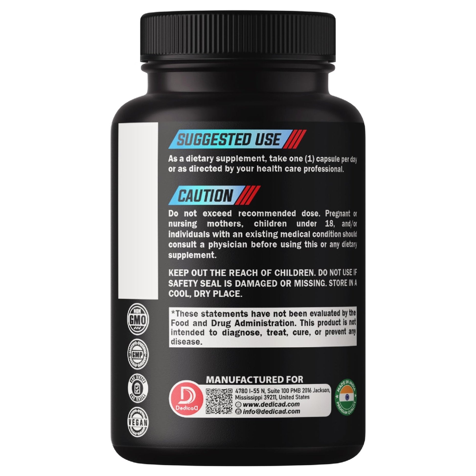 DEDICAD 20:1 Bilberry Extract Capsules - 5 Month Supply - Support Eyes, Vision & Heart Health - 10in1 Plus Grape Seed, Carrot, Elderberry, Eyebright & Others - 150 Counts - Maple Wellness Supplements