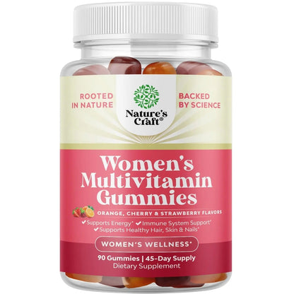 Delicious Daily Multivitamin for Women Gummies - Women's Multivitamin Gummies for Adults Energy and Immunity - Maple Wellness Supplements