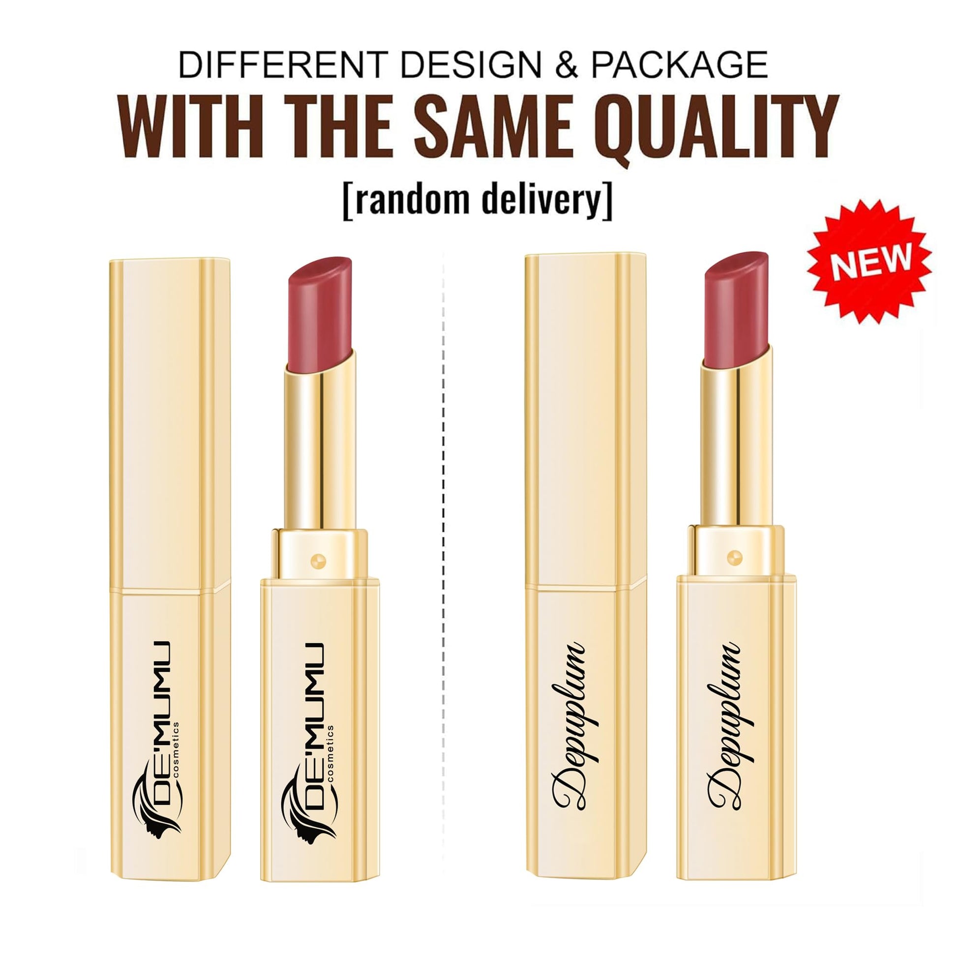 Depuplum Black Berry Lipstick for Women Hydrate Glossy Lipstick Moisture Lip Gloss Sheer-Medium Coverage Long Lasting Lipsticks for Dry Lips (DM65 Berry) - Maple Wellness Supplements