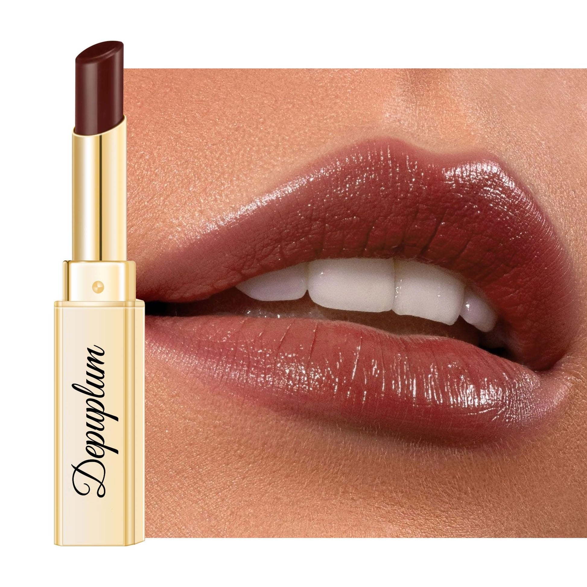 Depuplum Black Berry Lipstick for Women Hydrate Glossy Lipstick Moisture Lip Gloss Sheer-Medium Coverage Long Lasting Lipsticks for Dry Lips (DM65 Berry) - Maple Wellness Supplements