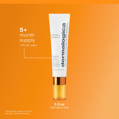 Dermalogica Biolumin-C Eye Serum with Vitamin C, Brightens Eye Area, Reduces Appearance of Fine Lines and Wrinkles For Smooth Skin, 0.5 fl oz - Maple Wellness Supplements