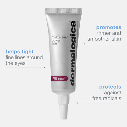 Dermalogica Multivitamin Power Firm Eye Cream with Antioxidant Vitamins, Anti-Aging Wrinkle Firming - Maple Wellness Supplements
