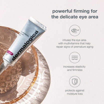 Dermalogica Multivitamin Power Firm Eye Cream with Antioxidant Vitamins, Anti-Aging Wrinkle Firming - Maple Wellness Supplements