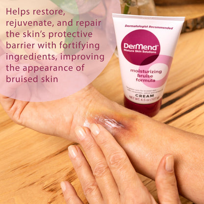 Dermend Arnica Bruise Cream with Vitamin K - Moisturizer for Bruising on Arms, Legs & Hands - 4.5 Oz - Maple Wellness Supplements