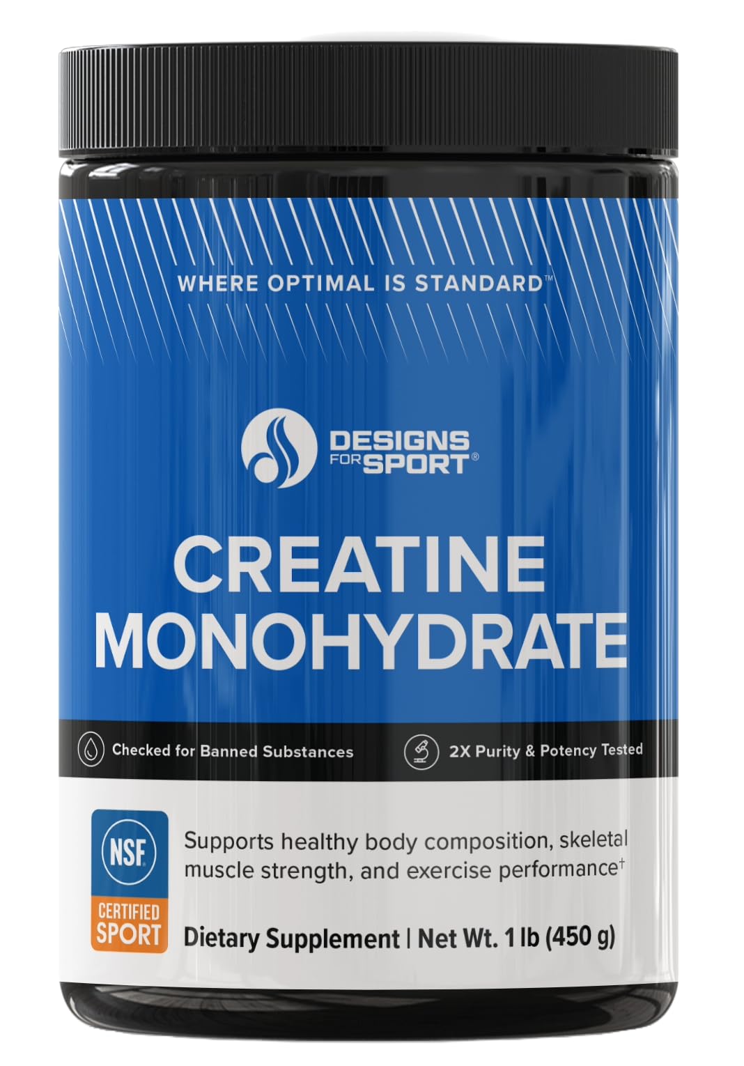 Designs for Sport Creatine Monohydrate Powder - NSF Certified for Sport Creatine - Maple Wellness Supplements