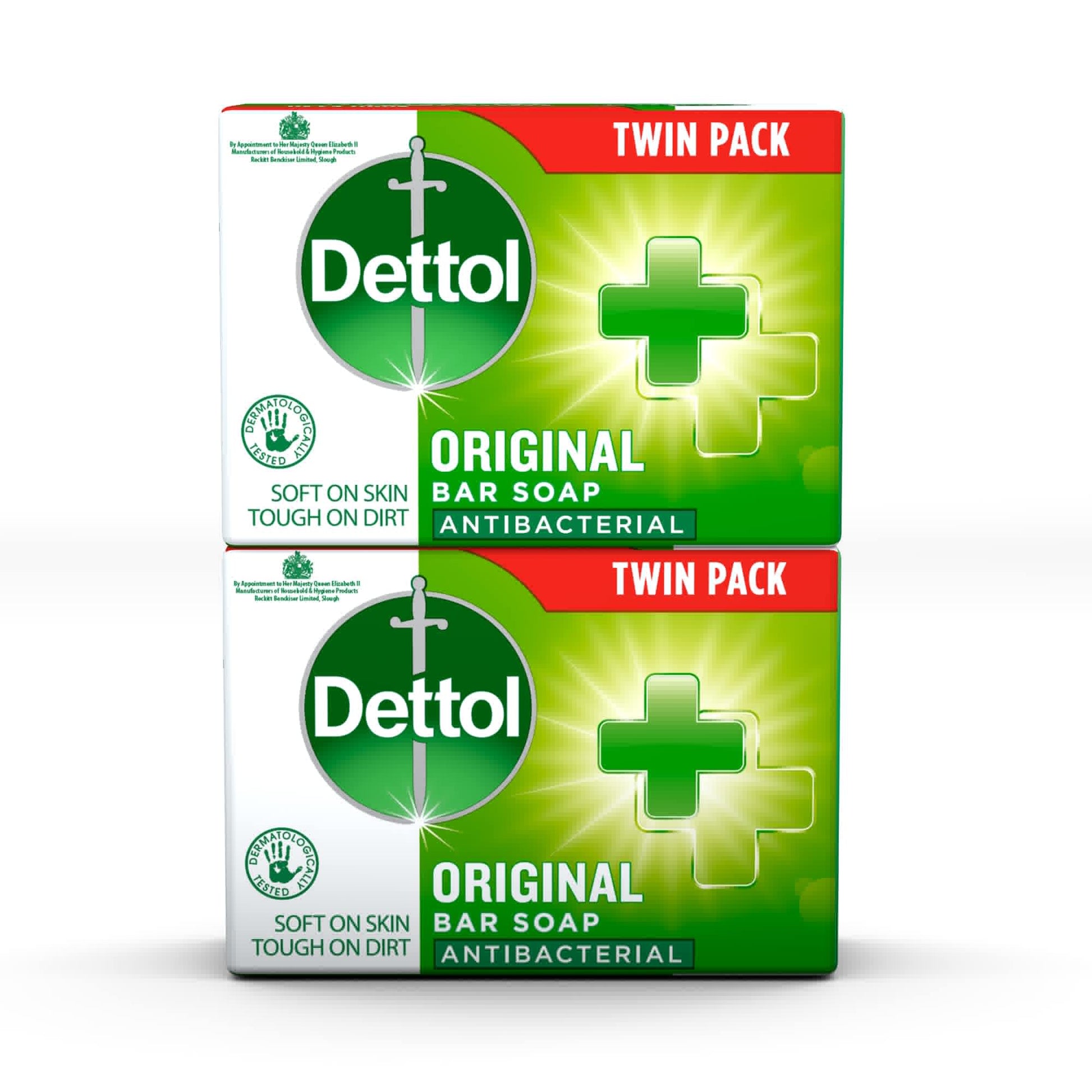 Dettol Anti Bacterial Original Soap 100g Twin Pack Dermatologically Tested - Maple Wellness Supplements