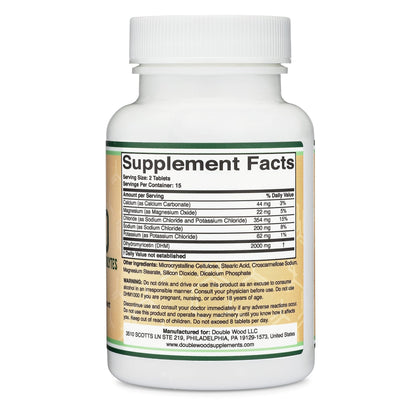 DHM1000 Dihydromyricetin (DHM) Tablets - Most Powerful DHM Supplement on The Market - 1,000mg per Capsule (30 Count) Enhanced with Electrolytes - Maple Wellness Supplements