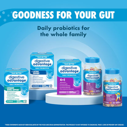 Digestive Advantage Lactose Defense Capsules (96 Count In A Box), Helps Breaks Down Lactose and Defend Against Digestive Upset - Maple Wellness Supplements