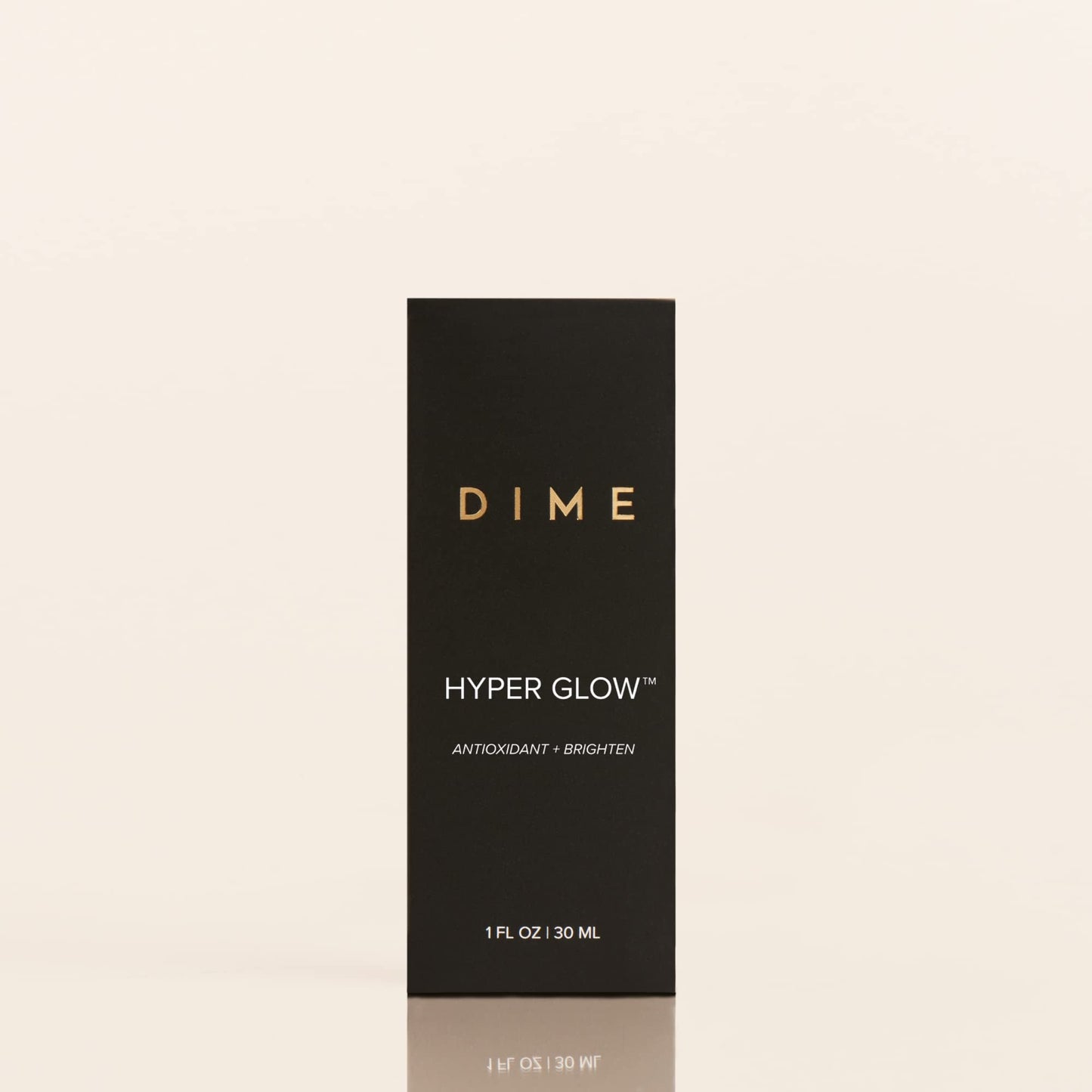 DIME Beauty Hyper Glow Treatment Vitamin C Serum Dark Spot Remover for Face Brightening Hydrating Antioxidant Vitamin C Serum for Face with Ferulic Acid Resveratrol Hyaluronic Acid Aloe 1 oz / 30 ml - Maple Wellness Supplements