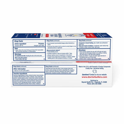 Doctor Butler's Hemorrhoid & Fissure Cream – Instant Pain Relief Hemorrhoid Treatment with Lidocaine, Fast Acting Hemorrhoid Cream for Relief from External Itching and Burning (1 oz.) - Maple Wellness Supplements