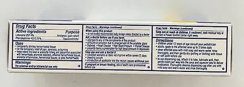 Doctor Butler’s Hemorrhoid & Fissure Ointment – Hemorrhoid Treatment and Hemorrhoid Cream with Lidocaine and Phenylephrine HCI for Fast Acting Relief of Pain, Swelling, Discomfort, and Itching (1 oz.) - Maple Wellness Supplements