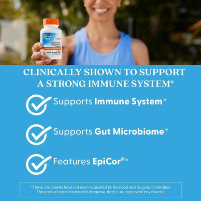 Doctors Best Immune Support Postbiotic, Supports Immune Function, Non-GMO, Gluten Free, Vegan 60 Veggie Caps - Maple Wellness Supplements
