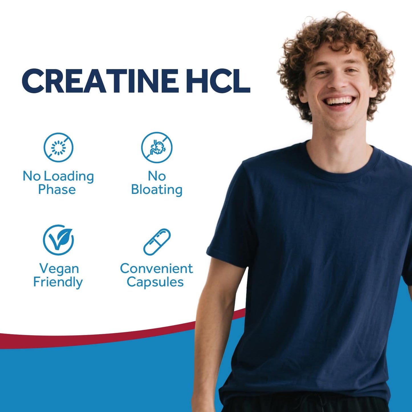 Doctor's Recipes Creatine HCl Capsules, 750 mg, Creatine Hydrochloride for Women & Men, Strength & Recovery, Brain Health, Fast Absorbing, Vegan, 90 Capsules - Maple Wellness Supplements
