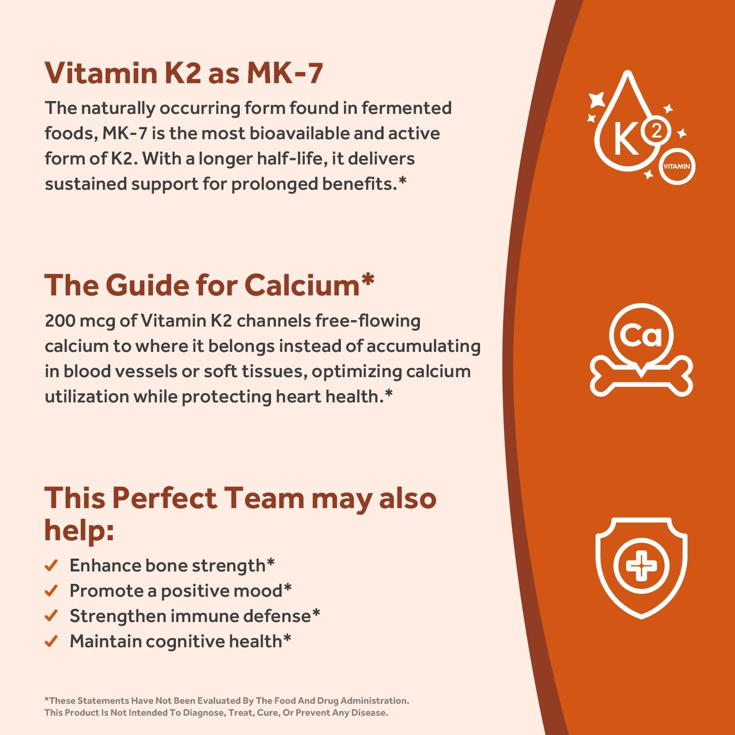 Doctor's Recipes Vitamin D3 K2, 10,000 IU, 200 mcg, MK-7, Strong Bone Density, Teeth, Immune, Heart Support, Energy, Calcium Absorption, - Maple Wellness Supplements